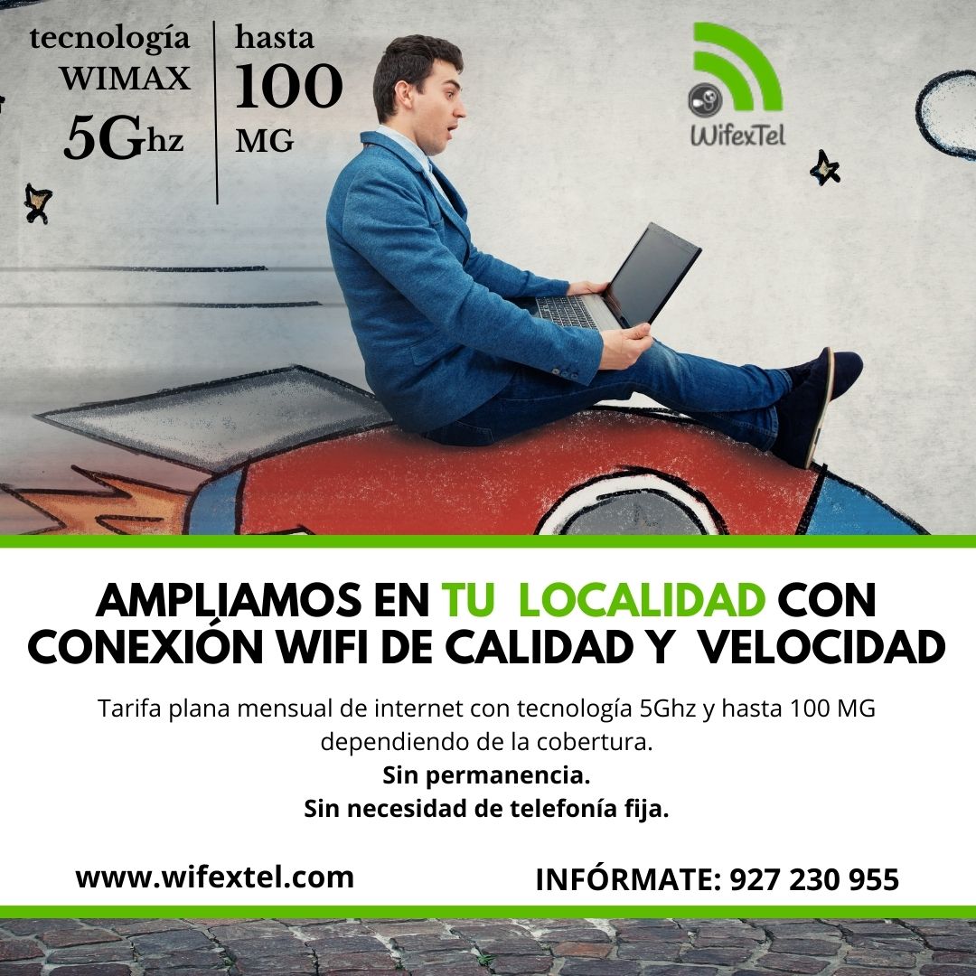 Implantación de la tecnología y LTU 5G en Wifextel