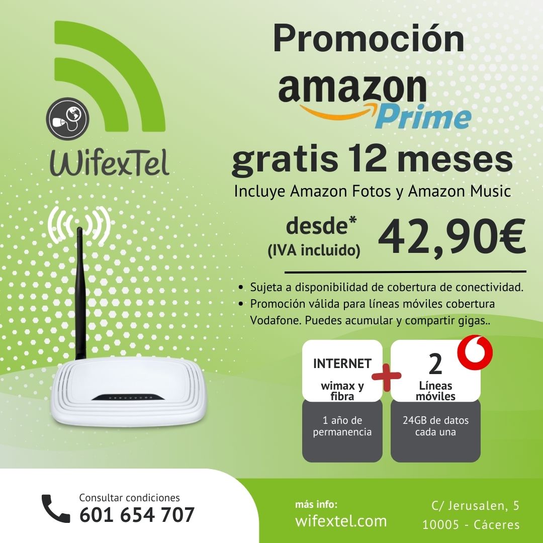 Promoción Amazon Prime gratis 12 meses